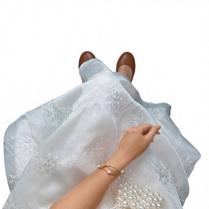 Embroidered Jacquard Dress Fashion Design Summer Style - Image 4