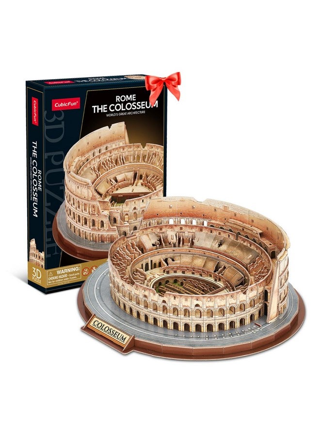 CubicFun - 3D Puzzles For Adults Kids New Version Italy Rome Colosseum Jigsaw Puzzle Diy Building Model Kit Easter Gift For Boys Girls Age 10+, 163 Pieces Puzzles For Kids Ages 8-10 - Image 1
