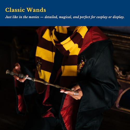 FUSKED Magical Wizard Wand with Authentic Details for Kids Unisex Party Costume Christmas Cosplay Accessory, Magical Costume Theme Party (Pack of 3 Wands) - Image 2