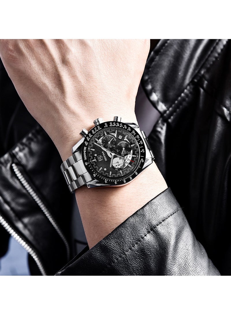 BENYAR Watches for Men Watch Quartz Luxury Stainless Steel Water Resistant Chronograph Watch 5120 - Image 3
