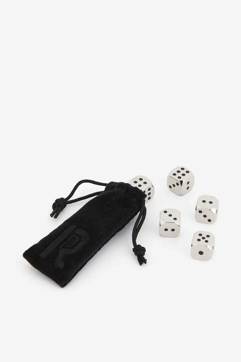 اتش اند ام نرد معدني - عبوة من 5 قطع