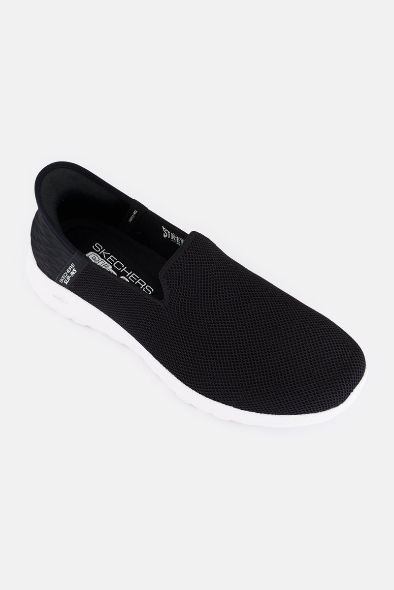 SKECHERS Women Go Walk Walking Shoes, Black - Image 1