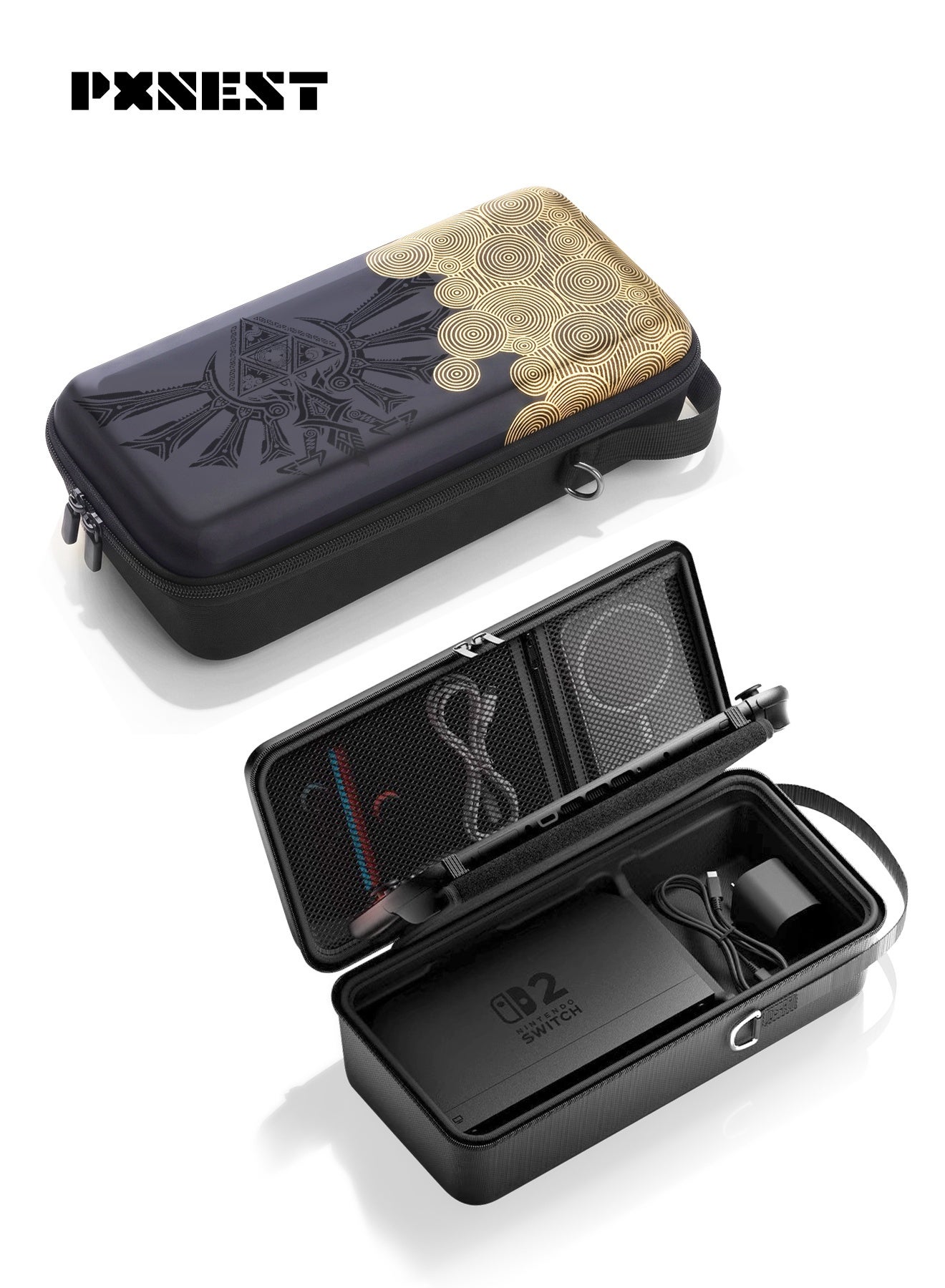 Pxnest Pxnest Large Capacity Carrying Case For Nintendo Switch 2 ZDF9035DD23541F8E4099Z