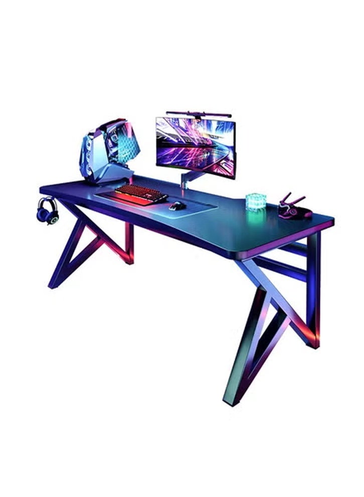 كلناميان طاولة كمبيوتر متعددة الوظائف للمكتب المنزلي 160 سم، لون أسود - Image 1