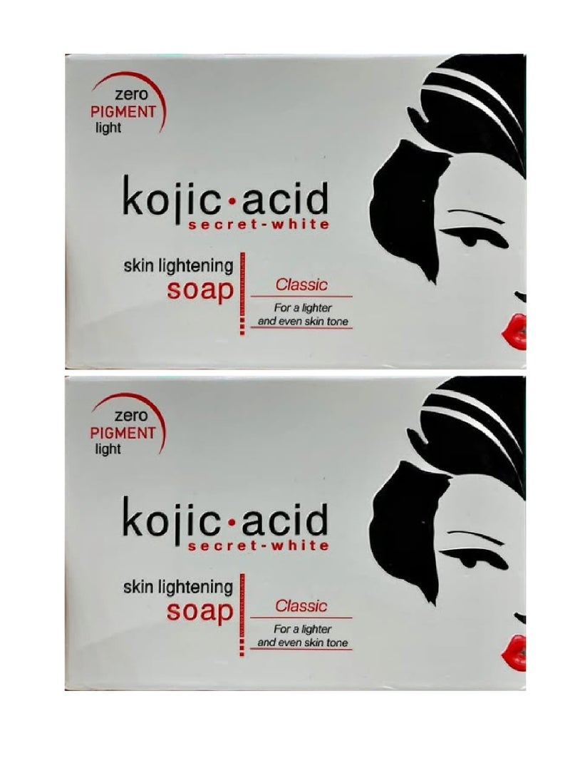 سيكريت وايت صابون تفتيح البشرة بحمض الكوجيك 2 قطعة - Image 1