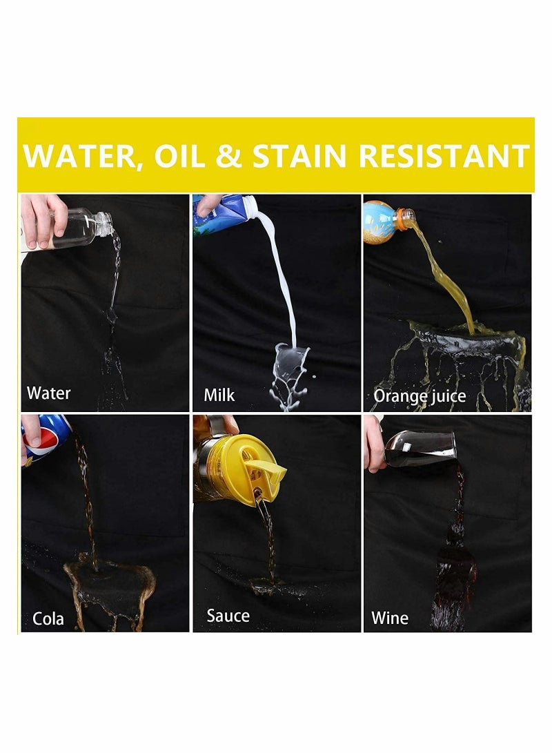 KASTWAVE Waitress Aprons, Waiter Server Waist Aprons for Women Men - Image 4
