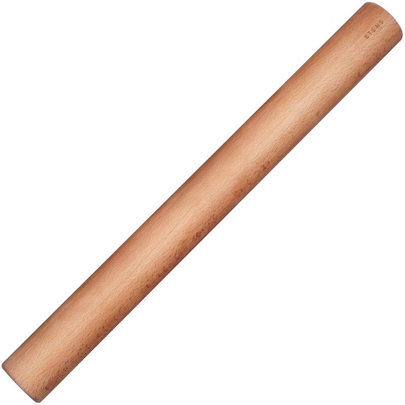 Etens Rolling Pin 17.3Inch, Professional Dowel Wood Rolling Pins for Baking Pasta Pizza Pie and Cookie, Wooden Dough Roller Pin (Straight Style, Large 1.73 Inch Diameter) - Image 1