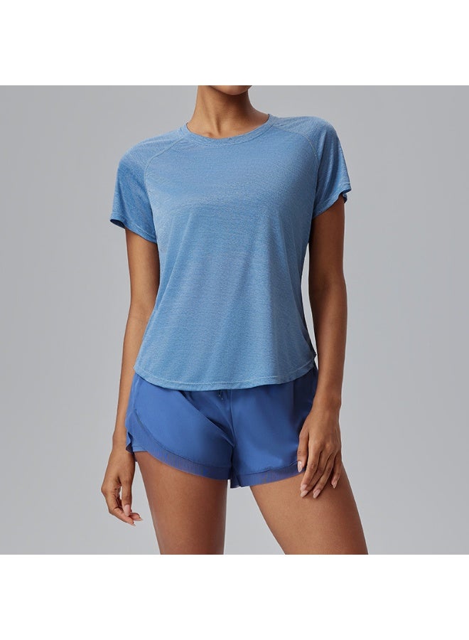 Mesh Patchwork Women Yoga Shirts Short Sleeve Breathable Fitness Gym Blouse Running Sportswear Tees Clothing Ropa Deportiva  - Image 1