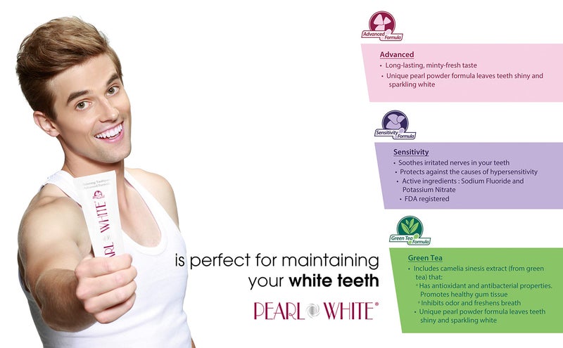BEYOND Pearl White Whitening Toothpaste (Advanced, 2 Pack of 4.6 oz / 130 g) - Image 4