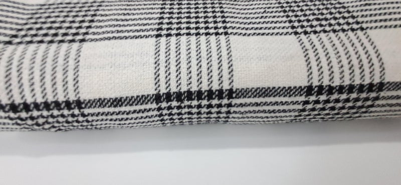 MAMRAJ The Handloom Story 100% Desi Thick & Heavy Khadi Cotton Soft Beautiful Khes/Comforter/Chadar/Single AC Blanket, Set of 1 Pc, Size- 255cm X 140cm (Skin Friendly, (White Black Check) - Image 3