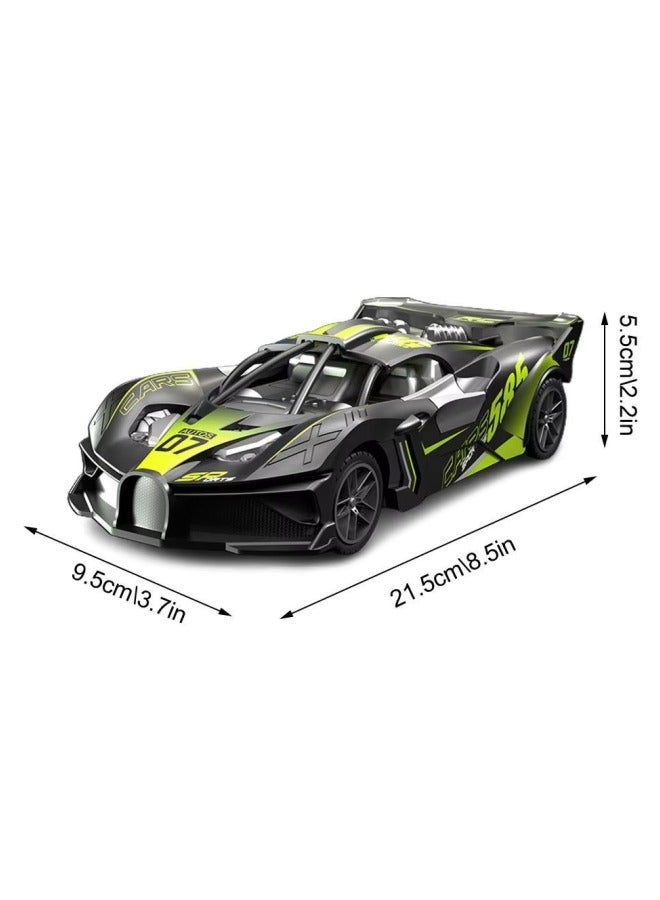 Remote Control Car,Four Wheel Racing,1：20 High Speed Rc Cars Toys,Lectric Toy Car Racing Car,Vehicle Racing Hobbyfor Boys Girls,Rechargeable,Suitable For All Terrains,Birthday Gifts For Kids (Green) - Image 2
