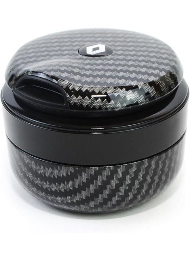 Carbon Car Ashtray with Lid Easy Clean Up with ceramic liner car cup and Blue Led - Renault - Image 3