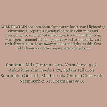 Biotique Bio Milk Protein Whitening and Rejuvenating Face Pack For All Skin Types - Image 5