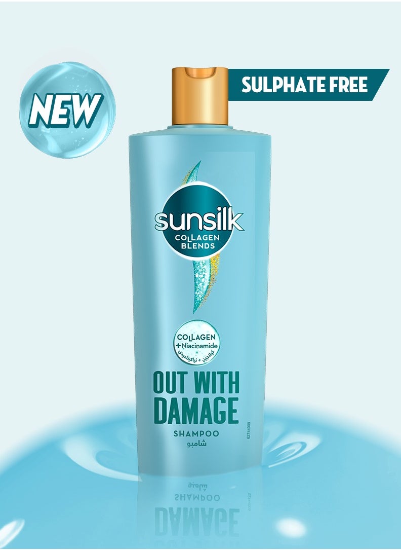 Sunsilk Out With Damage Shampoo 350ml  - Image 3