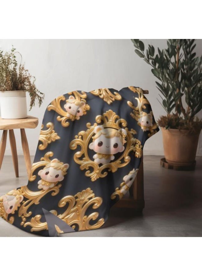 عام بطانية رقيقة من الفانيلا (حرارة ومريحة، ومناسبة للنوم واستخدام اللعبة والغبار والرمل) 150 سم * 200 سم - 961 - Image 3