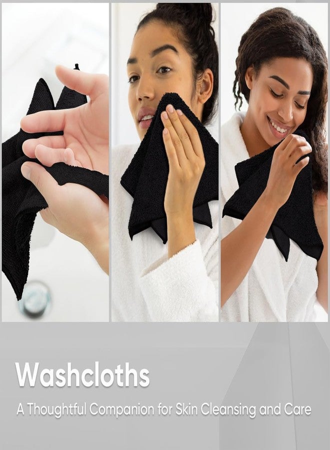 HOMEXCEL Microfiber Washcloths 24 Pack, Highly Absorbent and Soft Face Towel, Multi-Purpose Wash Cloths for Bathroom, Hotel, Spa, Gym, and Kitchen, 12x12 Inch - Image 5