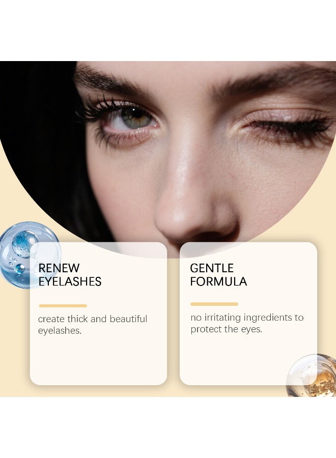 إيلهو Eyelash تغذية محسن الصيغة الخالية من التهيج أطول سميكة وصحية 3ML 0.10FL.0Z - Image 4