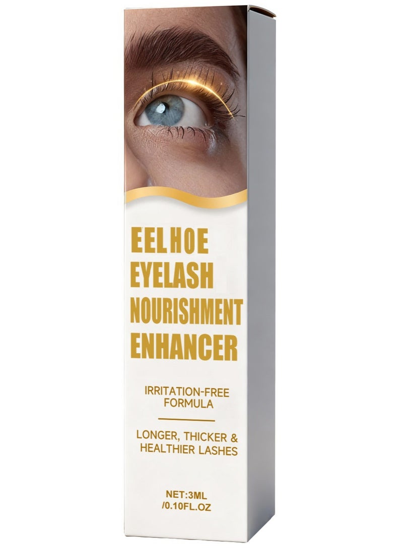 إيلهو Eyelash تغذية محسن الصيغة الخالية من التهيج أطول سميكة وصحية 3ML 0.10FL.0Z - Image 1