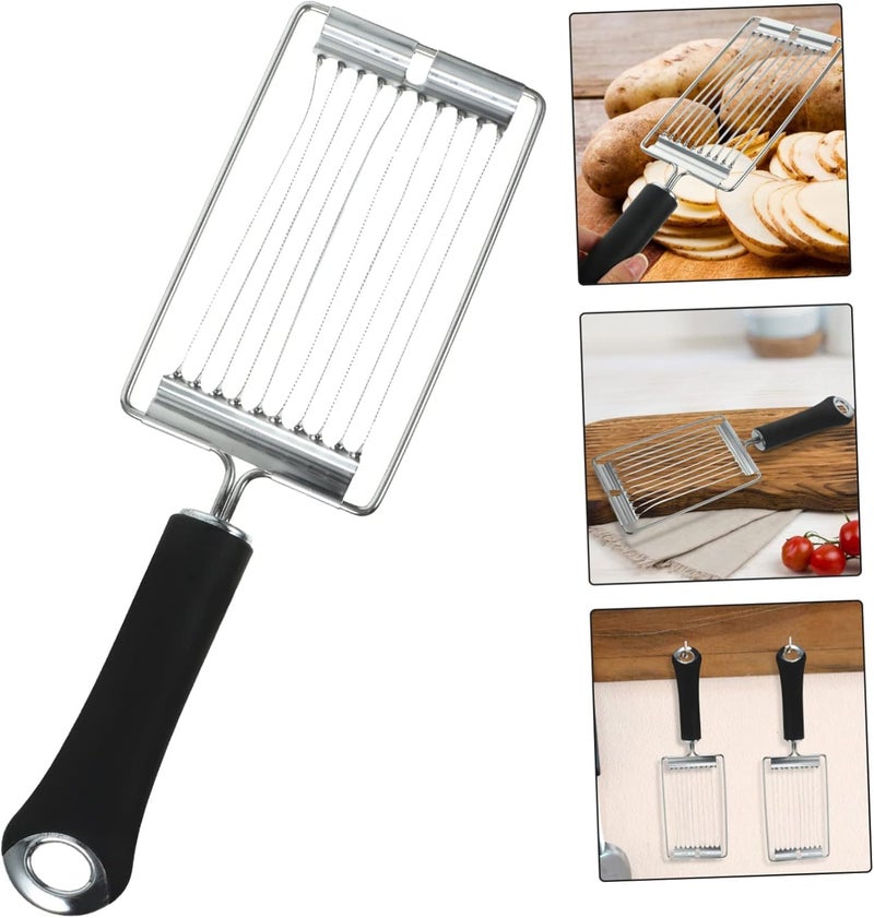 Meneflix Stainless Steel Luncheon Meat Slicer Cutter for Canned Meat Cheese Sushi Ham Boiled Eggs Tomato Pitaya - Image 4