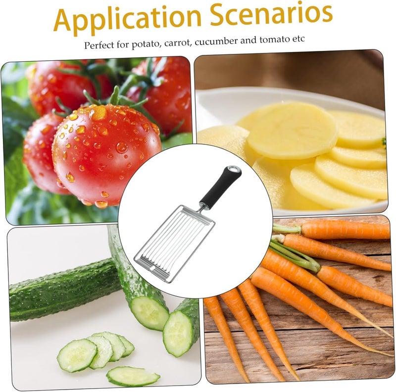 Meneflix Stainless Steel Luncheon Meat Slicer Cutter for Canned Meat Cheese Sushi Ham Boiled Eggs Tomato Pitaya - Image 5