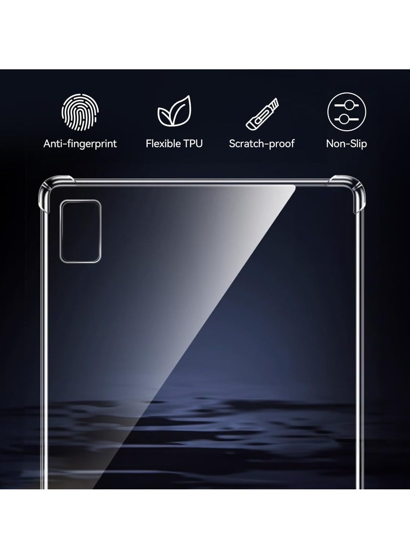 VKL Clear Case Compatible with Lenovo Tablet M9 Transparent Shockproof Anti-Scratch Protective Cover Shell Soft TPU Skin Bumper Back Case - Image 3