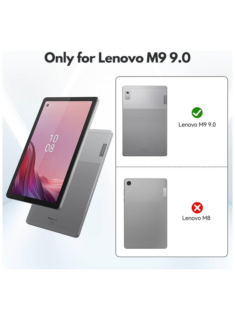 VKL Clear Case Compatible with Lenovo Tablet M9 Transparent Shockproof Anti-Scratch Protective Cover Shell Soft TPU Skin Bumper Back Case - Image 2