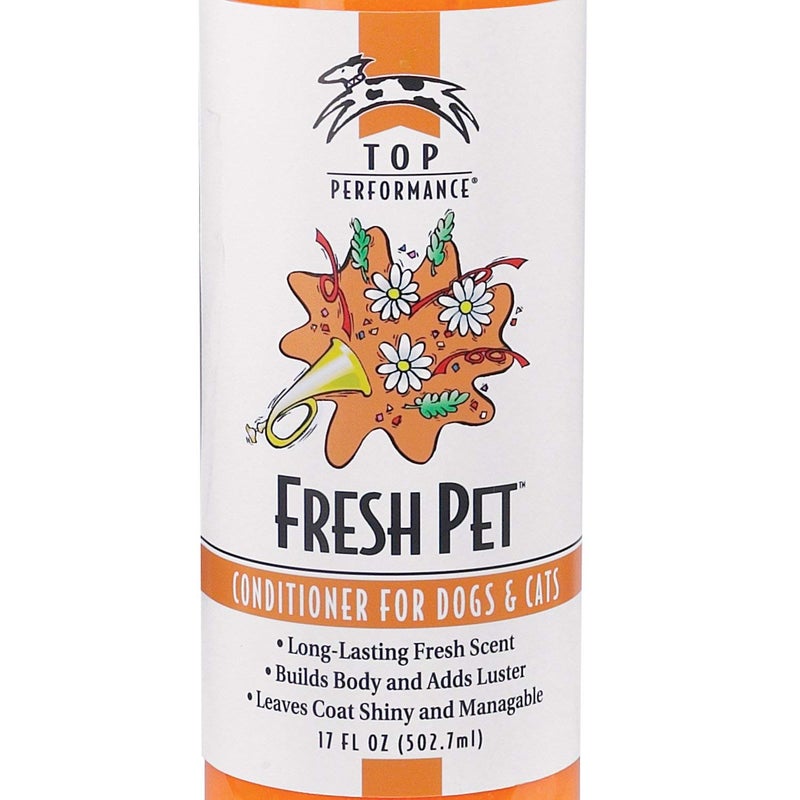 Top Performance Fresh Pet Conditioner to Reduce Mats and Tangles, 17 Oz. Size – Conditioning Formula Gives Coats Sheen - Image 2