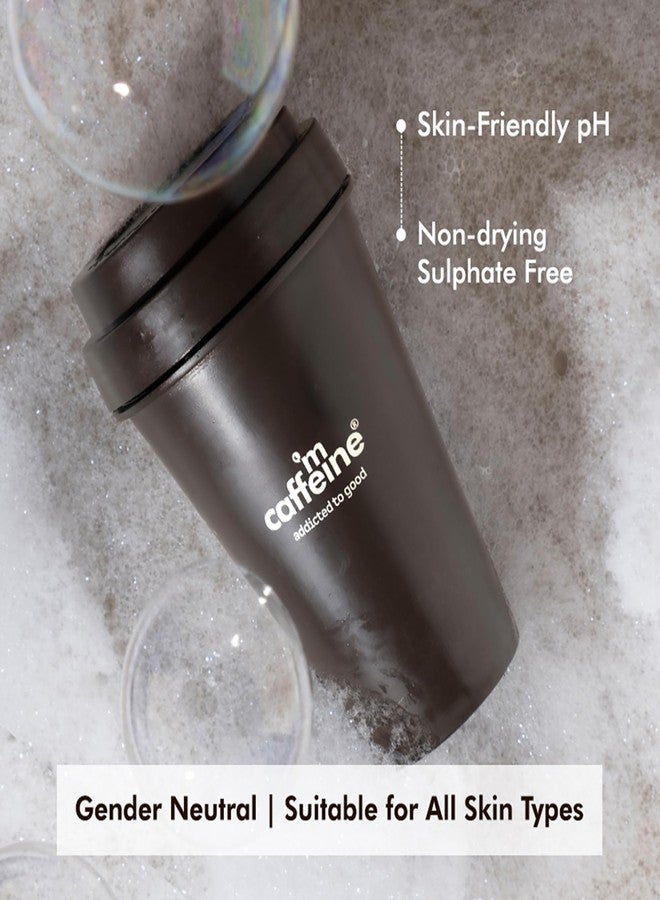 mCaffeine Coffee Body Wash with Vitamin E (300ml) | Deep Cleanses and Hydrates |Daily-Use Shower Gel for Men and Women with Fresh Coffee Aroma | Soap-free - Image 3