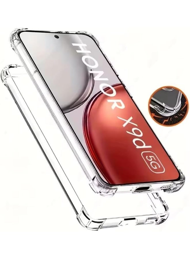 Honor X9d Case, Clear Shockproof Protective Cover, Ultra Thin Slim Fit TPU Scratch-Resistant Back Shell - Clear - Image 5