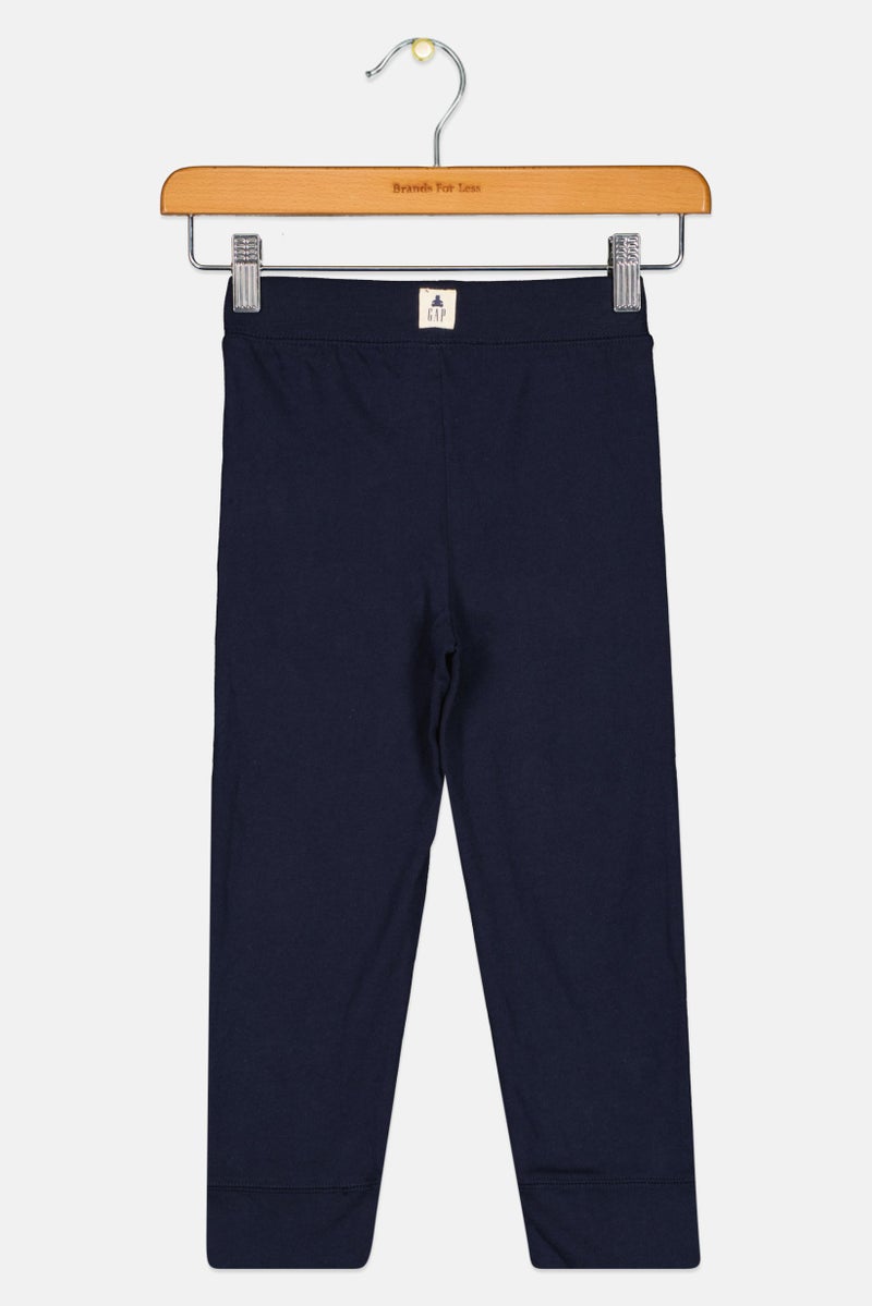 GAP Toddlers Boy Plain Drawsting Sweatpants, Navy  - Image 2