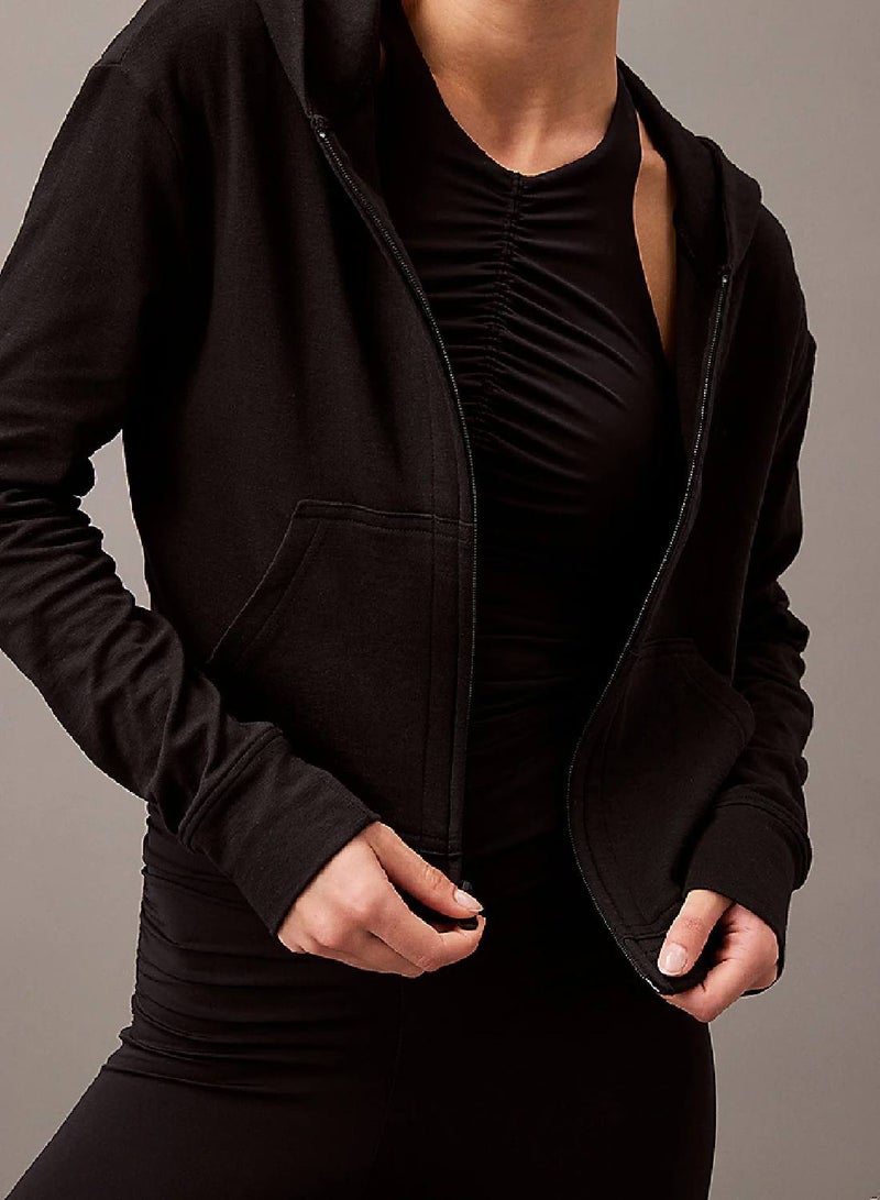 كالفن كلاين هودي مريح بسحاب - من تشكيلة مودرن تيري - Image 5