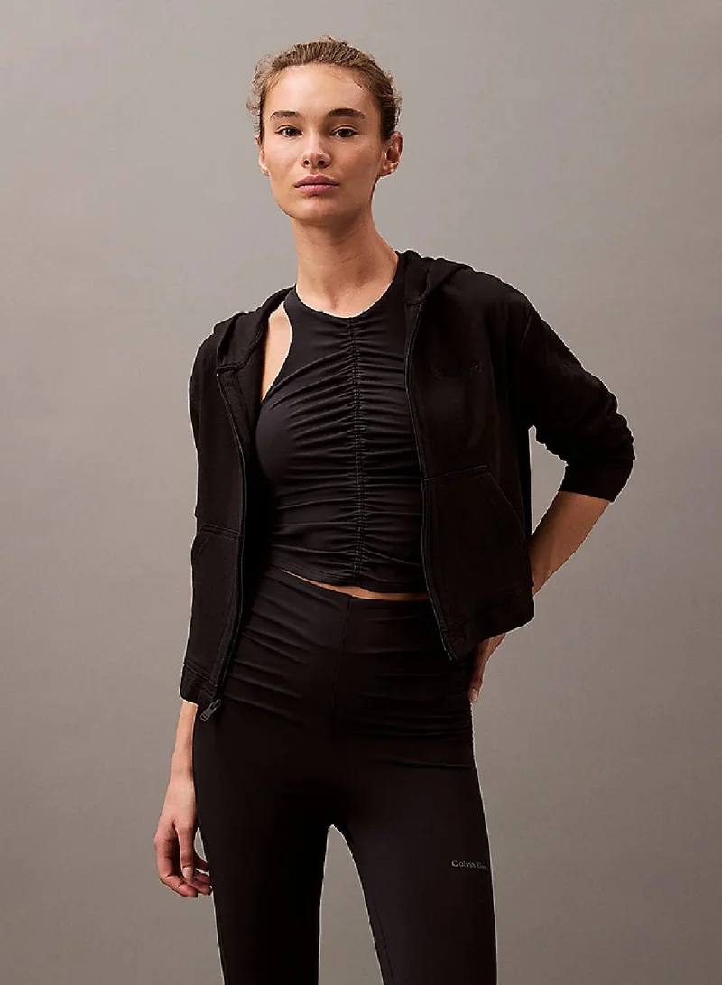 CALVIN KLEIN Lounge Zip Up Hoodie - Modern Terry