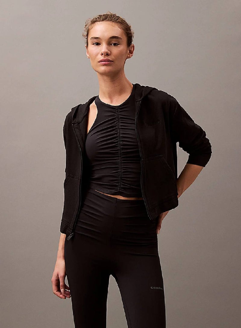 كالفن كلاين هودي مريح بسحاب - من تشكيلة مودرن تيري - Image 1