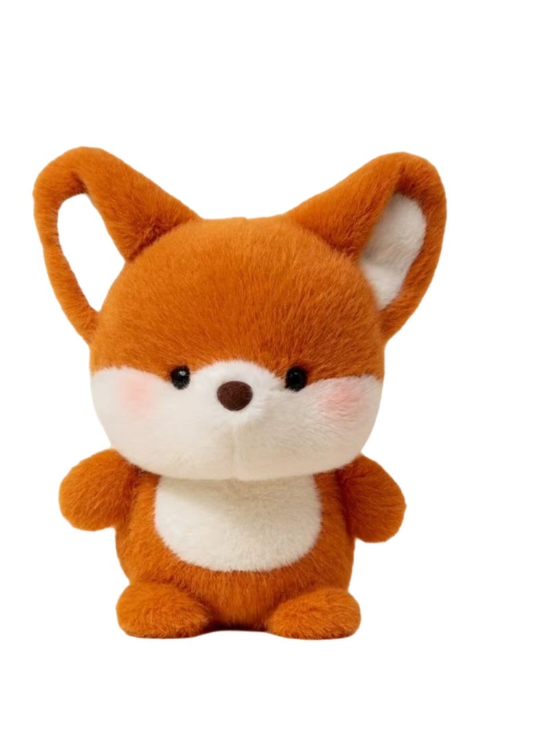 دمية مصاحبة للمكتب مقاس 16 سم، زينة صغيرة، ألعاب قطيفة لطيفة، ديكورات دمية مصاحبة، هدية عيد ميلاد لرفيق التعلم (ثعلب) - Image 1
