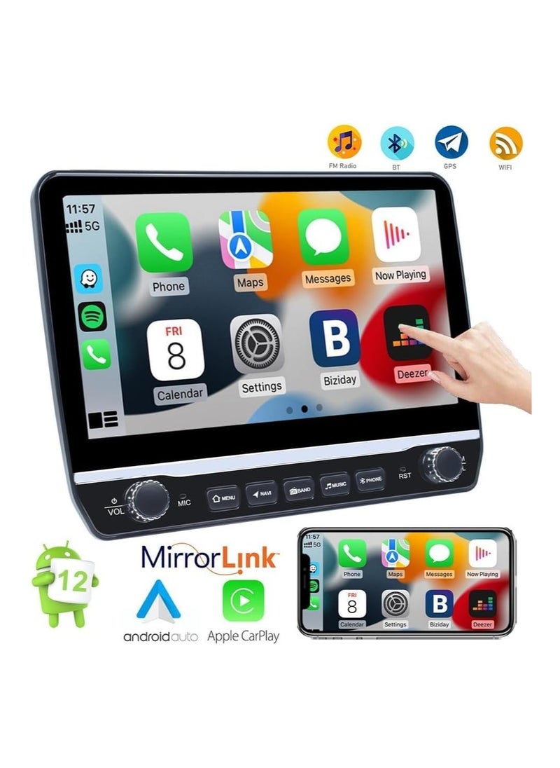 SHEZA STAR - Android Car Stereo 1GB RAM 32GB ROM With Volume Knob And Button Support Carplay Compatible 9/10 Inch Frame IPS Touch Screen with AHD Camera Included - Image 1