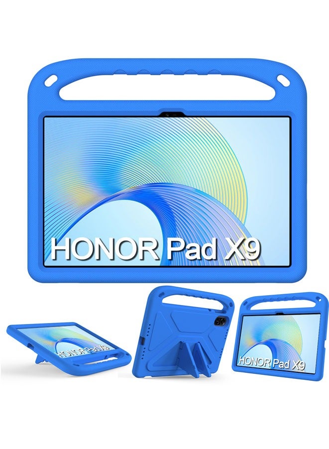 Muyixin حافظة مناسبة للأطفال لجهاز Honor Pad X9/ X8 Pro Tablet مقاس 11.5 بوصة ومضادة للسقوط مع غطاء مع حامل قلم رصاص - أزرق - Image 4