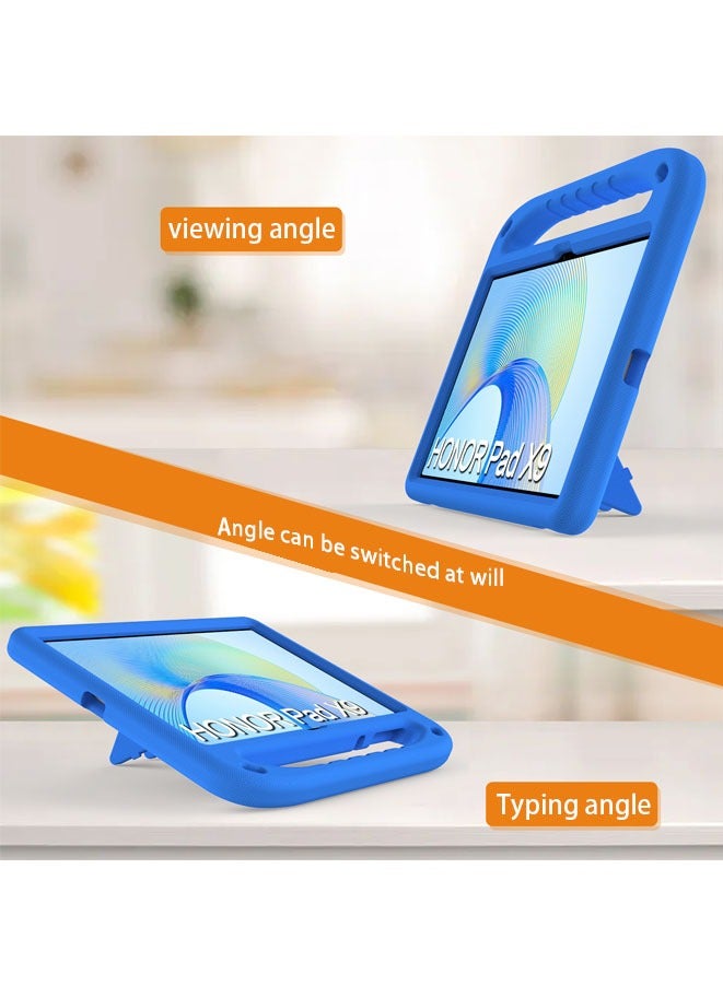 Muyixin حافظة مناسبة للأطفال لجهاز Honor Pad X9/ X8 Pro Tablet مقاس 11.5 بوصة ومضادة للسقوط مع غطاء مع حامل قلم رصاص - أزرق - Image 5