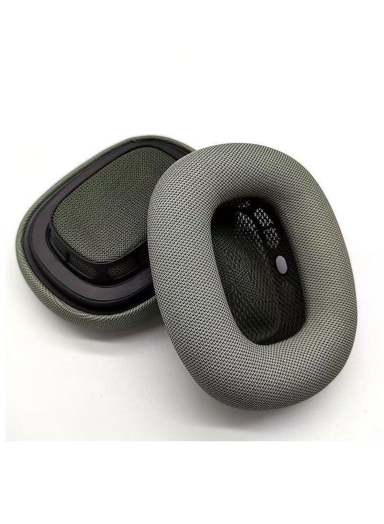 Suitable For Apple Airpods Max Headset Headset Original Equipped With Infinite Bluetooth Headset Noise Reduction Ear Cap-Color:Green [one] [original Mesh Style]