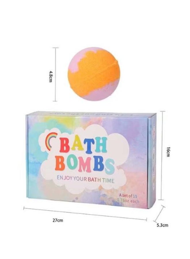 Arabest Bath Balls with Toys Inside, 15 Piece Bathing Product, Child Surprise Balls, Floating Fun Play Accessory, Colorful Bath Toy Set for Boys Girls Birthday Holiday Travel Summer Bathroom Hotel - Image 4