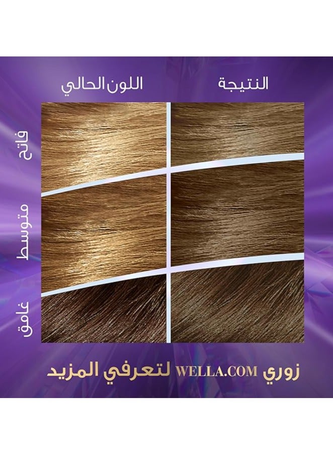 Wella Koleston Wella Koleston Supreme Hair Color Infinite Glow Ash 7/1 Medium Ash Blonde - Image 3