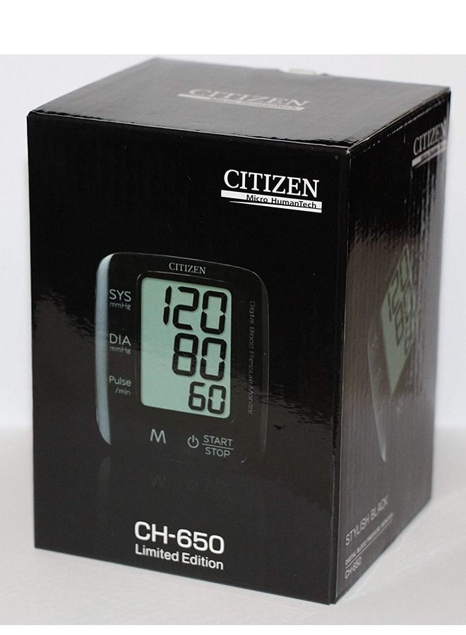 CITIZEN Digital Blood Pressure Monitor Black CH-657 - Image 5