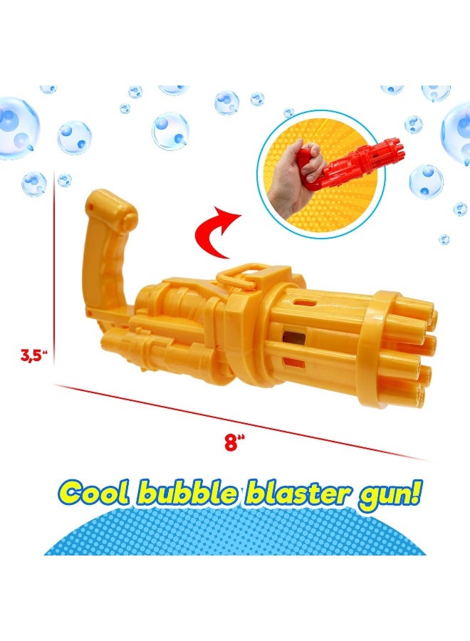 Ja-Ru بندقية فقاعات JA-RU BLITZ بابل بلاستر (1 بندقية فقاعات) مع صينية فقاعات وحل سائل الفقاعات - Image 4