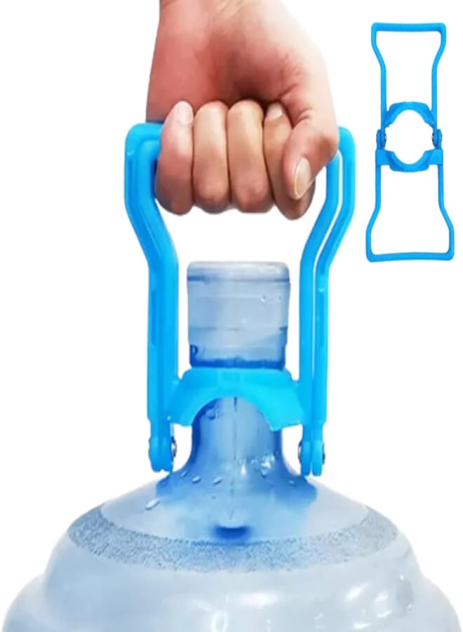 Stockpile Box Bottle Handle 20 ltr | Water Bottle Handle Lifter, Ergonomic Plastic, Labor Saving Water Barrel Holding Ring, Pail Buckets Lifter | Water Jar Can Handle Lifter (Multicolour) (20 L Bottle 