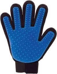 KPS Cleaning Hair Brush Comb Animal Massage hair Removal Dog Grooming Shedding Bath Gloves (Multicolour) 5 Finger Deshedding Glove Great for Cats and Dogs (PACK OF 1) - Image 1
