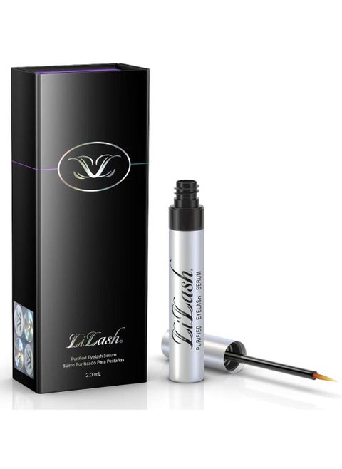 Eyelash Serum – Advanced Lash Serum for Longer, Fuller Eyelashes – Enriched with Vitamin C  – Promotes Natural Lash Growth & Strength – 2ml  (3 Month Supply)