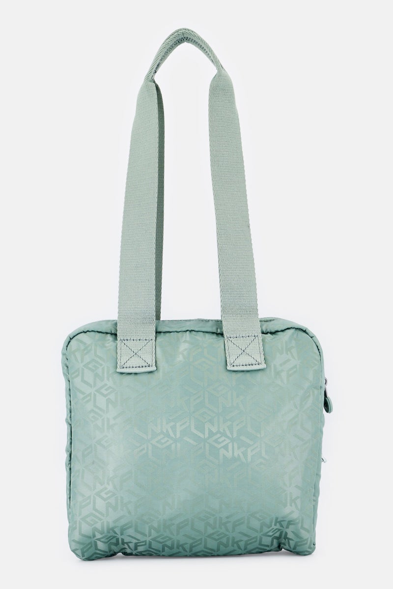 kipling Women Brand Logo Handbag, Sage Green - Image 2