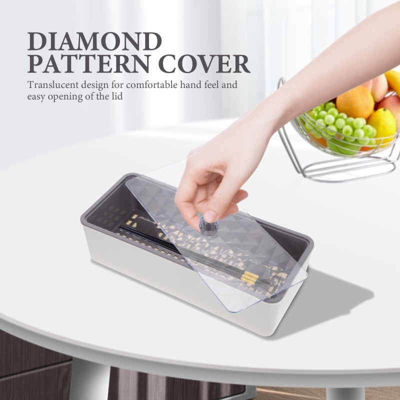 2pcs Chopsticks Storage Case Chopsticks Holder Cutlery Box Cutlery Case Home Supplies - Image 5