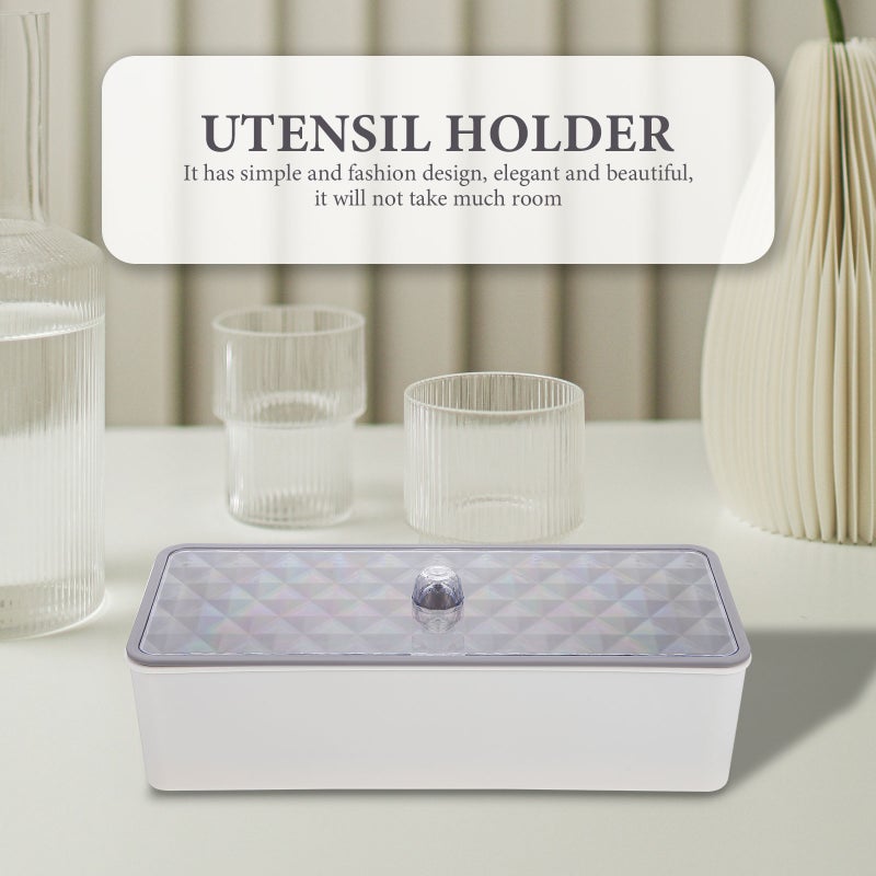 2pcs Chopsticks Storage Case Chopsticks Holder Cutlery Box Cutlery Case Home Supplies - Image 3