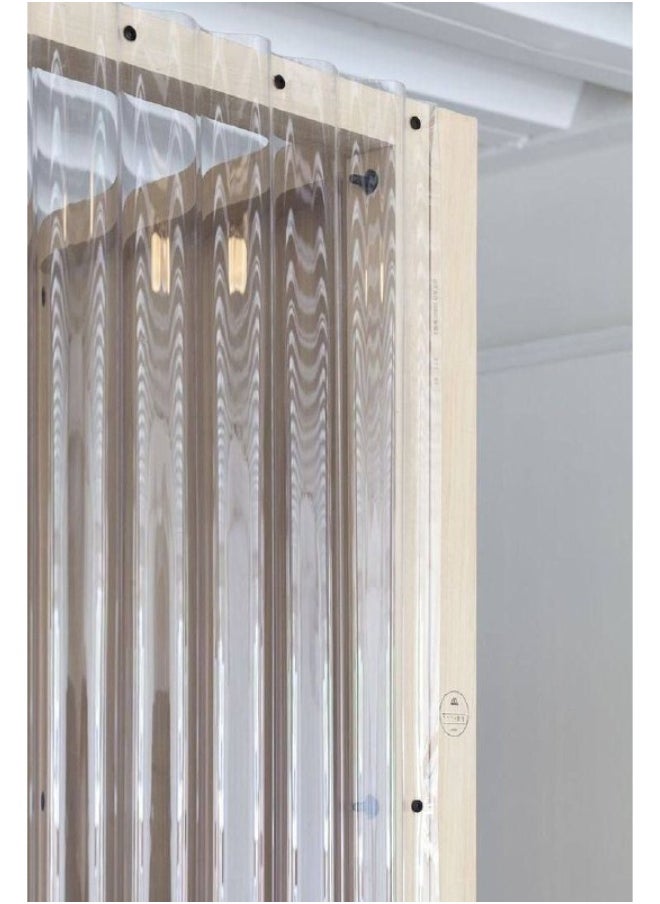 Generic - Heat-insulating tarpaulin curtain suitable for air conditioning. Available in size 140 cm, width 250 cm, length 250 cm. - Image 1