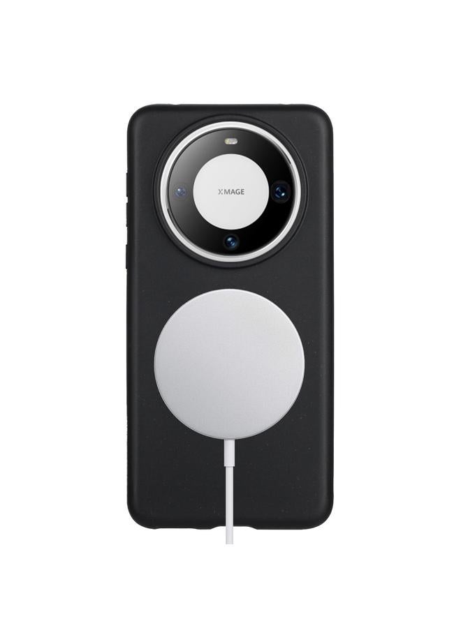 اس-توب جراب لهاتف Huawei Mate 60 Pro مصنوع من مادة القش المغناطيسية MagSafe من القمح + جراب هاتف TPU - Image 1